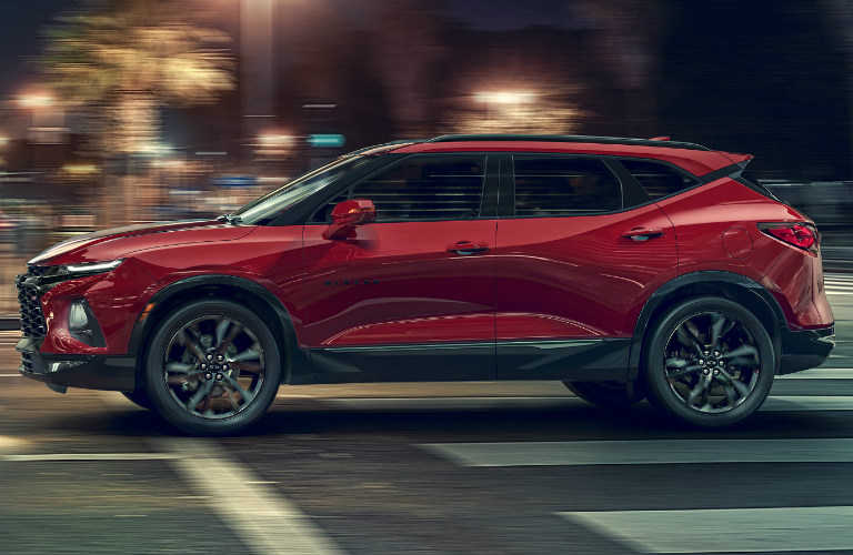 photo of the 2019 Chevy Blazer from the exterior driver side
